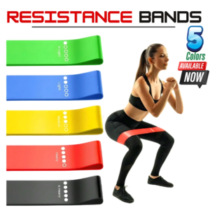 Set 5 Bandas Elásticas de Resistencia para Fitness y Entrenamiento